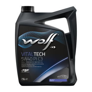 Dr. oil - שמני מנוע לרכב שמן מנוע 5W40 WOLF שמן מנוע 5W40 PI C3 WOLF